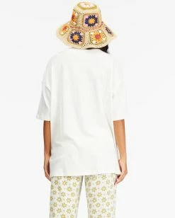 Deals 🔥 Billabong Peace And Love Boyfriend T-Shirt SALT CRYSTAL 🌟 -Womens-clothing Shop abjzt00686 billabongw scs bck1 1