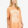 Discount 💯 Billabong Let It Shine Boyfriend T-Shirt GINGER 🤩 2 Discount 💯 Billabong Let It Shine Boyfriend T-Shirt GINGER 🤩 -Womens-clothing Shop abjzt00691 billabongw gin frt1