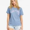 Discount 🤩 Billabong Take It Easy Boyfriend T-Shirt NEVER BLUE ⭐ -Womens-clothing Shop abjzt00700 billabongw bmp0 frt1