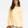 Brand new 🔥 Billabong Free Your Mind Long Sleeve T-Shirt BUTTERMILK 💯 -Womens-clothing Shop abjzt00707 billabongw yej0 frt1