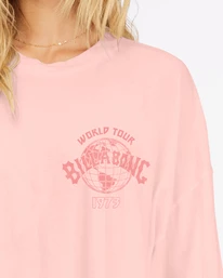 Coupon 😍 Billabong Lovers Of The Sun Cropped Long Sleeve T-Shirt PEACH PIT ❤️ 6 Coupon 😍 Billabong Lovers Of The Sun Cropped Long Sleeve T-Shirt PEACH PIT ❤️ - Image 4