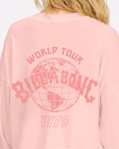 Coupon 😍 Billabong Lovers Of The Sun Cropped Long Sleeve T-Shirt PEACH PIT ❤️ 12 Coupon 😍 Billabong Lovers Of The Sun Cropped Long Sleeve T-Shirt PEACH PIT ❤️ - Image 10