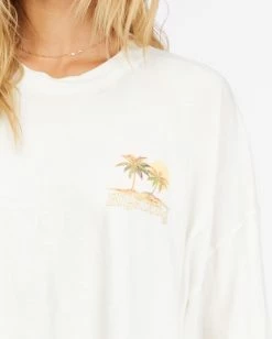 Hot Sale ❤️ Billabong This Must Be The Place Cropped Long Sleeve T-Shirt SALT CRYSTAL ✨ -Womens-clothing Shop abjzt00716 billabongw scs dtl1 1