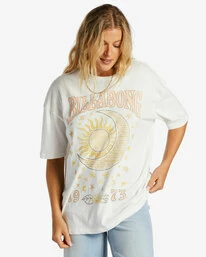 Deals 🎁 Billabong Light Of Dawn T-shirt SALT CRYSTAL 😍