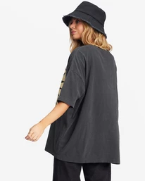 Hot Sale 👏 Billabong With Love From The Sun Oversized Graphic Boyfriend T-Shirt OFF BLACK 🌟 6 Hot Sale 👏 Billabong With Love From The Sun Oversized Graphic Boyfriend T-Shirt OFF BLACK 🌟 - Image 4