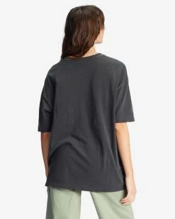 Top 10 🛒 Billabong Cosmic Garden Oversized Graphic Boyfriend T-Shirt ANTIQUE WHITE 😉 -Womens-clothing Shop abjzt00946 billabongw ofb bck1 1