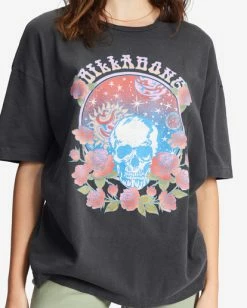 Top 10 🛒 Billabong Cosmic Garden Oversized Graphic Boyfriend T-Shirt ANTIQUE WHITE 😉 -Womens-clothing Shop abjzt00946 billabongw ofb dtl1 1