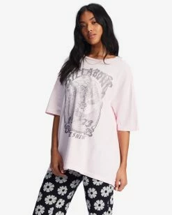 Best Sale 🌟 Billabong Shine Bright Oversized Graphic Boyfriend T-Shirt BLOSSOM 🥰 -Womens-clothing Shop abjzt00953 billabongw mdm0 sd1 1