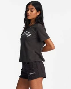 Best Sale 🛒 Billabong Sunrise To Sunset Graphic Rockers T-Shirt OFF BLACK 🎉 -Womens-clothing Shop abjzt00962 billabongw ofb sd1 1