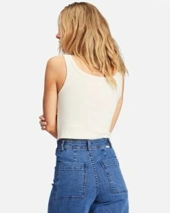 Best reviews of ⭐ Billabong On The Horizon Graphic Tank Top ANTIQUE WHITE 😍 -Womens-clothing Shop abjzt00965 billabongw anw bck1 1