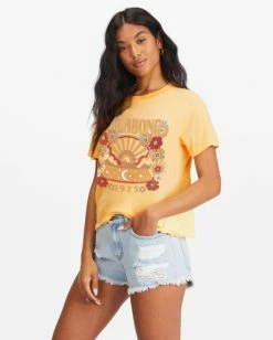 Wholesale 🔥 Billabong Sunrise Scenic Vintage Cut T-Shirt BUTTERMILK 🔔 -Womens-clothing Shop abjzt00983 billabongw yej0 sd1 1