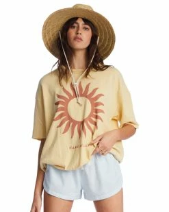 Cheapest 🌟 Billabong Take It Easy Oversized T-Shirt SOL RISE 👏