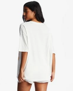 Cheap 😉 Billabong Sunshine Dream Oversized T-Shirt SALT CRYSTAL 🌟 -Womens-clothing Shop abjzt01030 billabongw scs bck1 1