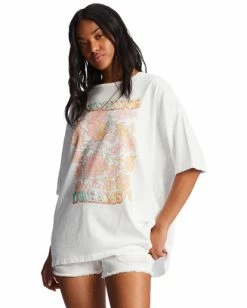 Cheap 😉 Billabong Sunshine Dream Oversized T-Shirt SALT CRYSTAL 🌟 -Womens-clothing Shop abjzt01030 billabongw scs frt1 1