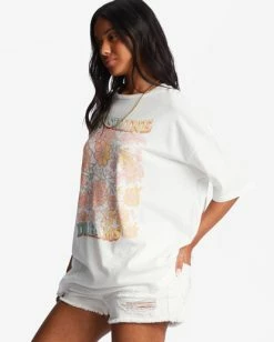Cheap 😉 Billabong Sunshine Dream Oversized T-Shirt SALT CRYSTAL 🌟 -Womens-clothing Shop abjzt01030 billabongw scs sd1 1