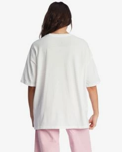 Buy 🎁 Billabong Peace And Love Oversized T-Shirt SALT CRYSTAL 🛒 -Womens-clothing Shop abjzt01031 billabongw scs bck1 1