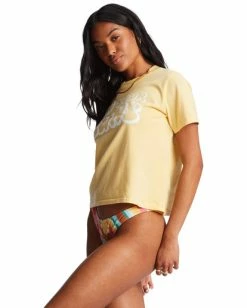 Deals 🛒 Billabong Sun Your Buns T-Shirt FRESH SQUEEZED 👍 -Womens-clothing Shop abjzt01035 billabongw yzn0 sd1 1