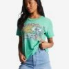 New 👏 Billabong Choppy Waters T-Shirt SWEET GRASS ⌛ -Womens-clothing Shop abjzt01036 billabongw gkz0 frt1
