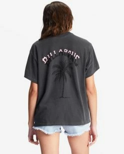 Best deal 🤩 Billabong Daytripper Graphic Boyfriend T-Shirt OFF BLACK 🤩 -Womens-clothing Shop abjzt01071 billabongw ofb bck1 1