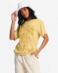 Coupon 🎉 Billabong Dusk To Dawn Graphic Boyfriend T-Shirt MELLOW DAZE ✨