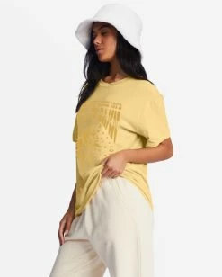 Coupon 🎉 Billabong Dusk To Dawn Graphic Boyfriend T-Shirt MELLOW DAZE ✨ -Womens-clothing Shop abjzt01074 billabongw ygn0 sd1 1