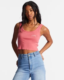 Best reviews of 👏 Billabong Keep Shining Cropped Tank Top SOFT PINK 💯