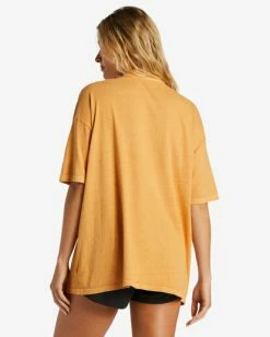 Best Pirce ⌛ Billabong Desert Dance T-shirt GOLD DUST 🛒 -Womens-clothing Shop abjzt01207 billabongw gdd bck1 1