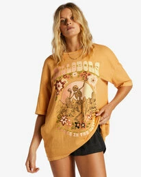 Best Pirce ⌛ Billabong Desert Dance T-shirt GOLD DUST 🛒