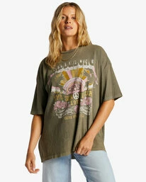 Brand new 🥰 Billabong Retro Sunshine T-shirt SAGE 🎉