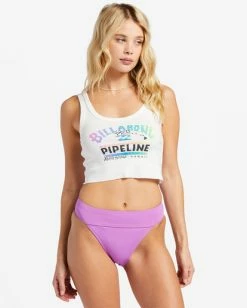Flash Sale 👏 Billabong Pipeline Pro Cropped Tank Top SALT CRYSTAL 👏 -Womens-clothing Shop abjzt01241 billabongw scs frt1 1
