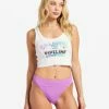 Flash Sale 👏 Billabong Pipeline Pro Cropped Tank Top SALT CRYSTAL 👏 -Womens-clothing Shop abjzt01241 billabongw scs frt1
