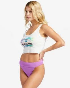 Flash Sale 👏 Billabong Pipeline Pro Cropped Tank Top SALT CRYSTAL 👏 -Womens-clothing Shop abjzt01241 billabongw scs sd1 1