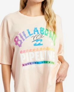 Coupon 🥰 Billabong Pipeline Pro Oversized T-Shirt WASHED PEACH 🤩 -Womens-clothing Shop abjzt01246 billabongw mdr0 dtl1 1