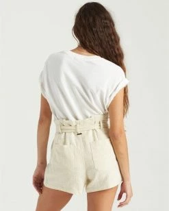 Promo ✔️ Billabong Island Getaway Short WHITE CAP ✨ -Womens-clothing Shop j2233bis billabongw wcp bck1 1