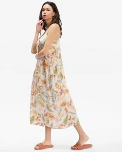 Best Pirce 👏 Billabong Twist It 👗 Dress WHITE/MULTI 🔥 -Womens-clothing Shop jd732btw billabongw wmu sd1 1