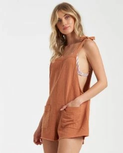 Hot Sale ✔️ Billabong Girl On The Run Overall BRONZE ✔️ -Womens-clothing Shop jn06ubgi billabongwg brz sd1 1