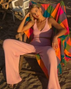 Top 10 🔔 Billabong Sandstorm Knit Pants PALE PINK 🔔 -Womens-clothing Shop ubjnp00112 billabongl ppi frt1 1