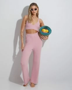 Top 10 🔔 Billabong Sandstorm Knit Pants PALE PINK 🔔 -Womens-clothing Shop ubjnp00112 billabongm ppi frt1 1