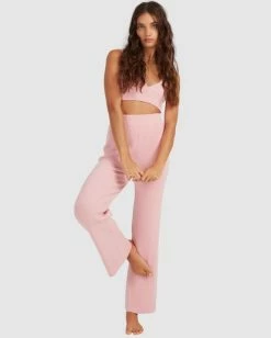 Top 10 🔔 Billabong Sandstorm Knit Pants PALE PINK 🔔 -Womens-clothing Shop ubjnp00112 billabongw ppi frt1 1