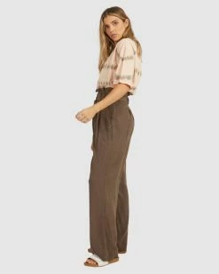 Best reviews of 🥰 Billabong Sand Wash Straight-Leg Pants TOBACCO 🔔 -Womens-clothing Shop ubjnp00119 billabongw tob sd1 1