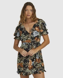 Flash Sale β€οΈ Billabong My Babylon Wrap π Dress BLACK β 6 Flash Sale β€οΈ Billabong My Babylon Wrap π Dress BLACK β - Image 4