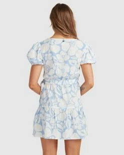 Best deal 🔔 Billabong Beyond Blue Wrap 👗 Dress SWEET BLUE ⌛ -Womens-clothing Shop ubjwd00164 billabongw bka0 bck1 1