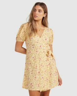 Hot Sale ๐ฅ Billabong Sunlit Wrap ๐ Dress YELLOW ๐ฏ 24 Hot Sale ๐ฅ Billabong Sunlit Wrap ๐ Dress YELLOW ๐ฏ -Womens-clothing Shop ubjwd00167 billabongw yel frt2 1