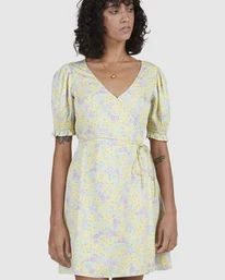 Best Pirce 𧨠Billabong Tempest Wrap π Dress LEMON LIME π 7 Best Pirce 𧨠Billabong Tempest Wrap π Dress LEMON LIME π - Image 5