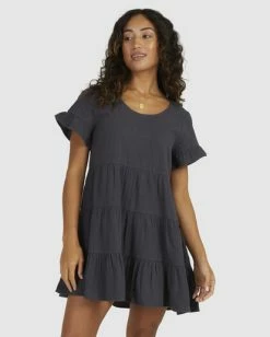 New 🤩 Billabong Pixie Babydoll 👗 Dress BAYOU 🎉 -Womens-clothing Shop ubjwd00277 billabongw ofb frt1 1