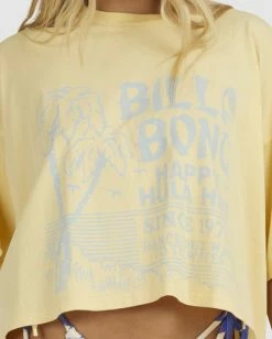 Best Sale 👍 Billabong Hula Hut Crop Oversized T-Shirt SOL RISE 🤩 -Womens-clothing Shop ubjzt00255 billabongw yer0 dtl1 1