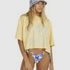 Best Sale 👍 Billabong Hula Hut Crop Oversized T-Shirt SOL RISE 🤩 -Womens-clothing Shop ubjzt00255 billabongw yer0 frt1